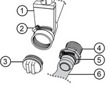 Sundance Spas Drain Valve 1.5" Threaded Plug