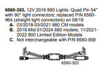 Sundance 90 LED 12V Quad Cable 6560-303