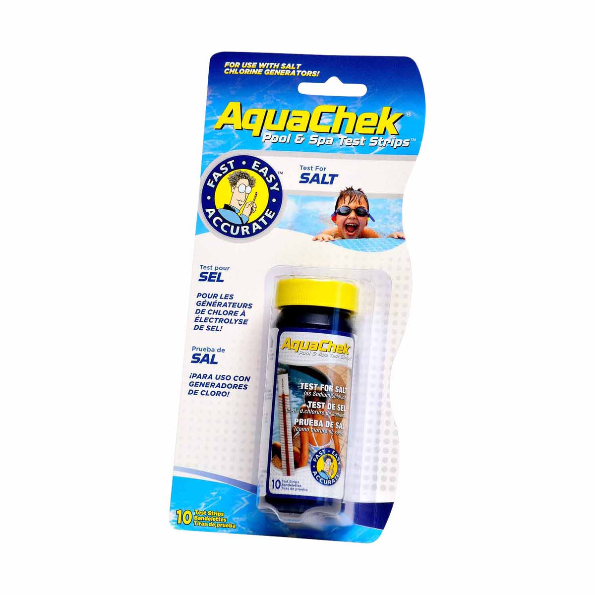 Aquachek Test Strips white salt Aquarius Spa Parts