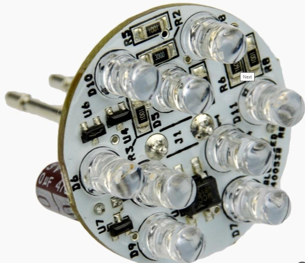 9 LED multi colour light