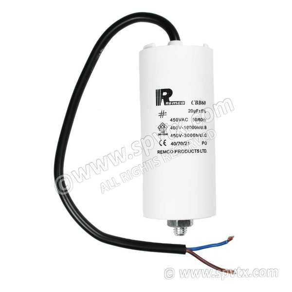 08 mfd Capacitor with leads