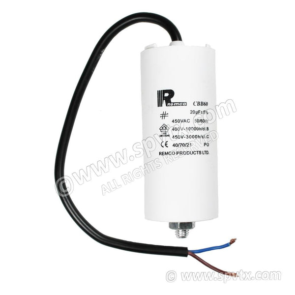 10 mfd Capacitor with leads