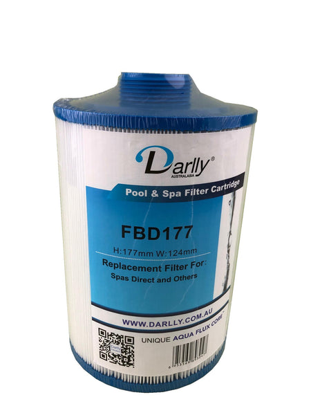 177 x 124 mm Spas Direct Spa Skim Filter Replacement Cartridge