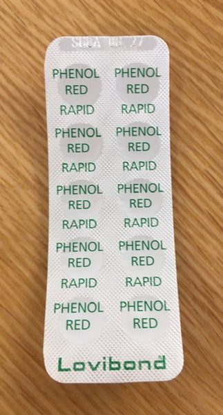Phenol Red test tablets(PH) x 50