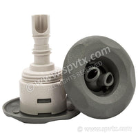 Mini Storm Grey Twin Roto 5-Point Textured (Thread in)