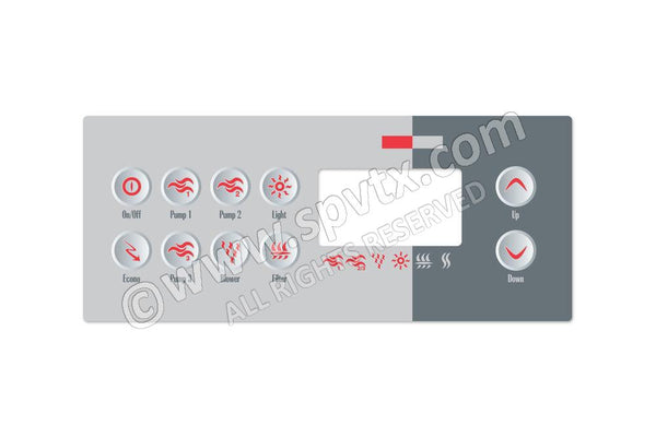 Gecko Overlay TSC-8 10 Buttons