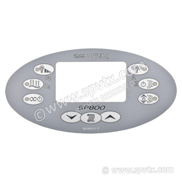 Overlay for SP800 Oval Touch Panel