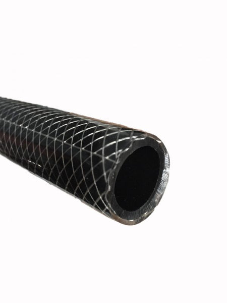 19mm Black Braided Water Hose - 1m length