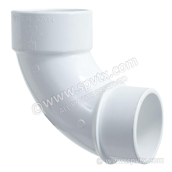 2 inch sweep elbow male-female