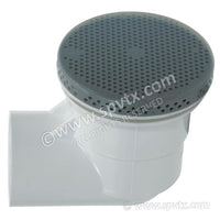 1.5 inch 90 Low Profile Suction or Drain Grey