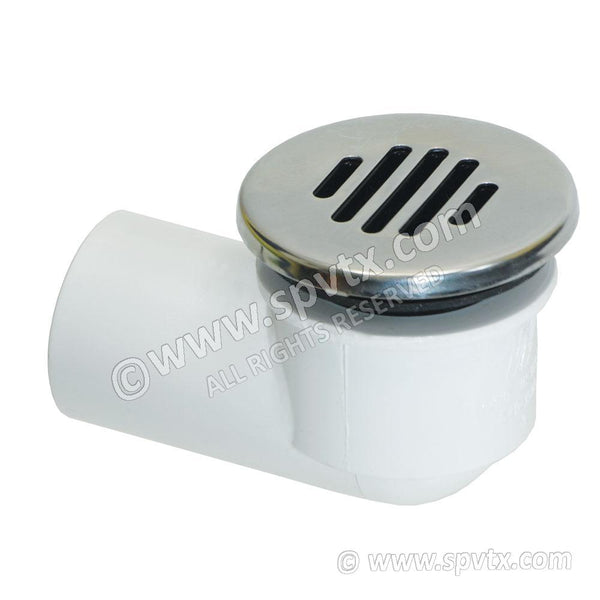 Low Profile SS Drain Assembly with 3-quarter socket