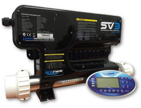 Spanet SV3-VH Spa Controller and SV3T Touch Pad Package