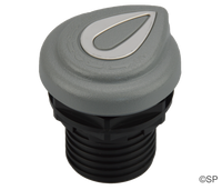 Edgetec Airon tear drop air venturi control - grey w/ss trim