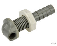 Waterway 90 degree nozzle return fitting for system air bleed